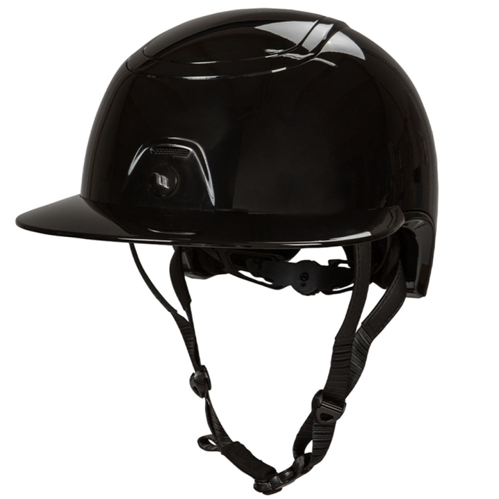 Reithelm MIPS Strixx Competition Wide Peak Glossy Schwarz in der Gruppe Reitausrüstung / Reithelme / MIPS-Reithelme bei Equinest (47530001BA_r)