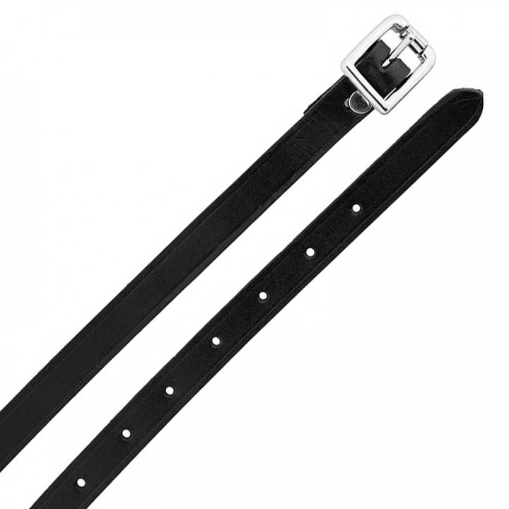 Sporenriemen Leder 16mm Schwarz/Silber in der Gruppe Reitausrüstung / Sporen bei Equinest (484050BASI)