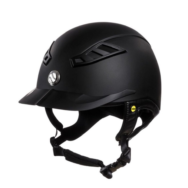 EQ3 Lynx Smooth Top Riding Helmet Black in der Gruppe Reitausrüstung / Reithelme / MIPS-Reithelme bei Equinest (4921_S_r)