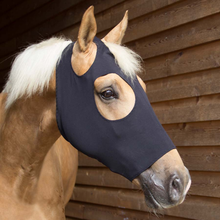 Stresshaube FIR-Tech Maske Schwarz in der Gruppe Pferdezubehör & Pferdebedarf / Stressmasken bei Equinest (50302001BA)
