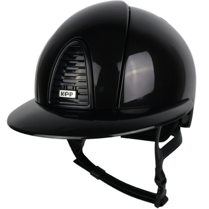 Reithelm Cromo 2.0 Shine Polo Schwarz/Schwarz in der Gruppe Reitausrüstung / Reithelme / Sonnenblende bei Equinest (51090212020002BABA_r)