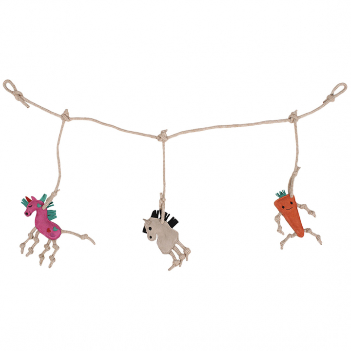 Pferdespielzeug Box Hanger aus Leder in der Gruppe Stall & Weide / Pferdespielzeug bei Equinest (5191)
