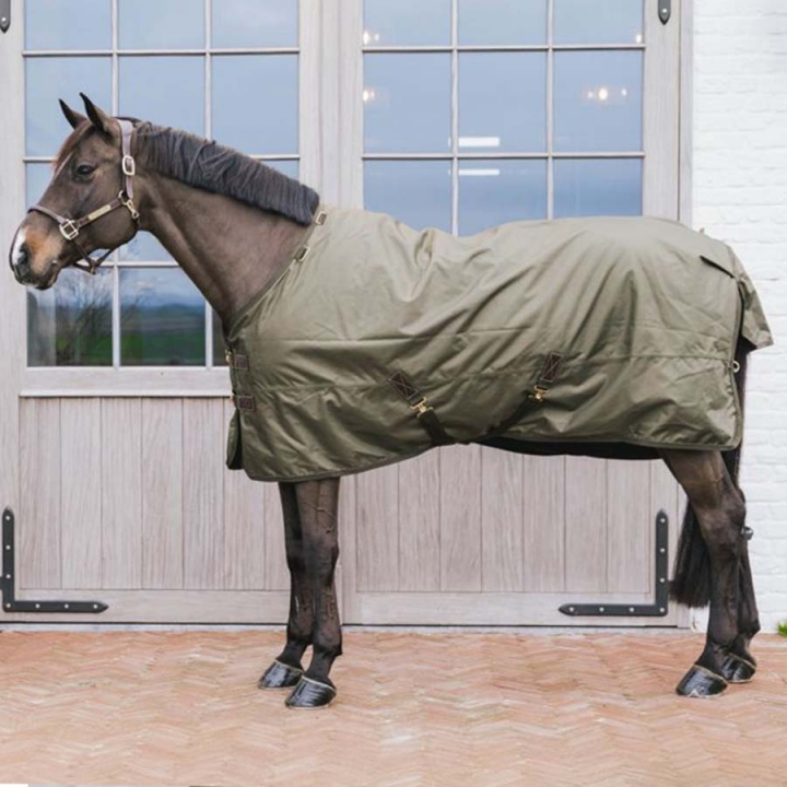 Turnout Rug All Weather Waterproof Pro 160g Khakigrün in der Gruppe Pferdedecken / Outdoordecken / Übergangsdecken bei Equinest (52121KGN_r)