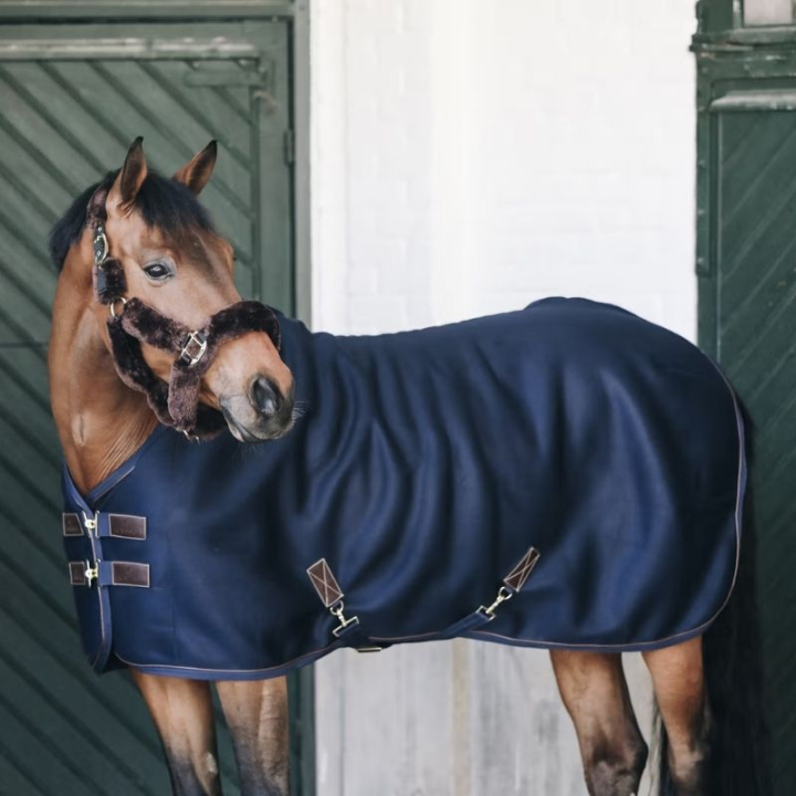 Abschwitzdecke 3D Spacer Marineblau in der Gruppe Pferdedecken / Abschwitzdecken bei Equinest (52146Ma_r)