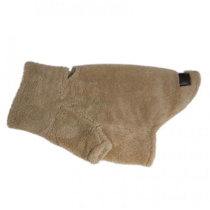 Hundepullover Teddy Fleece Beige in der Gruppe Hund / Hundedecken & Hundemäntel bei Equinest (52156Be_r)