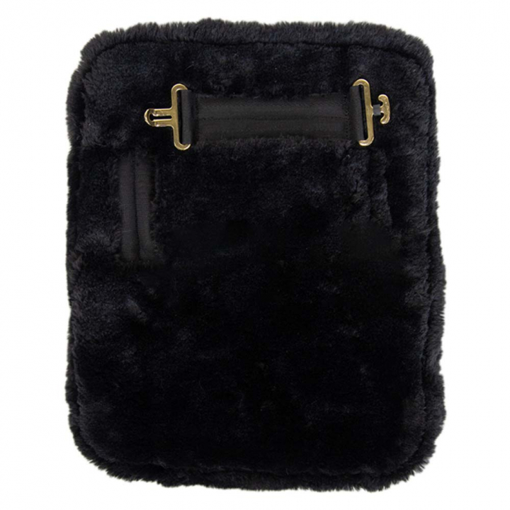 Brusterweiterung Vegan Sheepskin 1 Buckle Schwarz in der Gruppe Pferdedecken / Pferdedecken-Zubehör / Ersatzteile bei Equinest (52184BA-1)