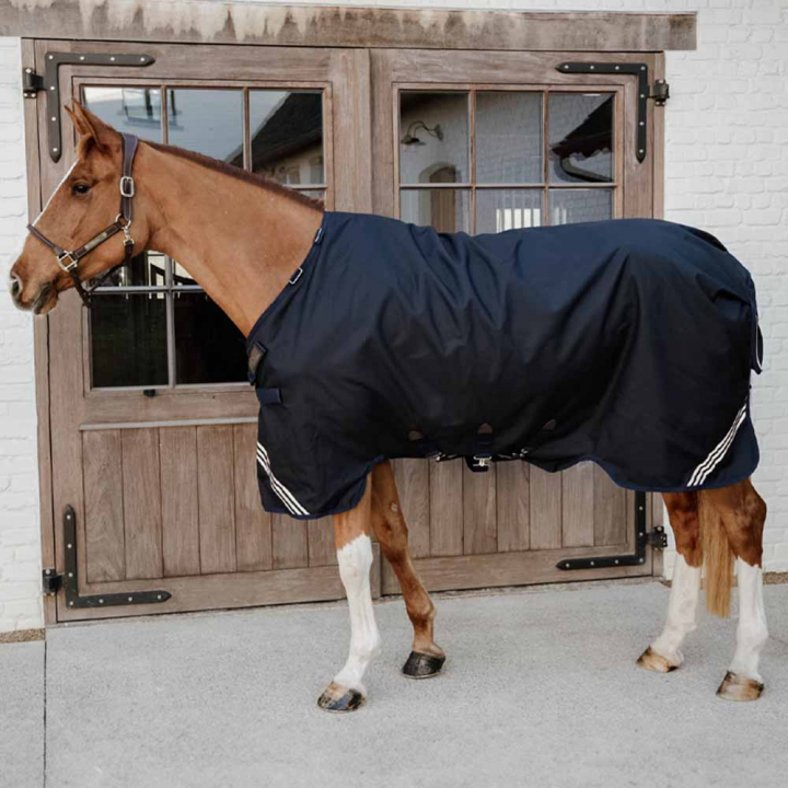 Turnout Rug All Weather Waterproof Comfort 100g Marineblau in der Gruppe Pferdedecken / Outdoordecken / Übergangsdecken bei Equinest (52192NA_r)