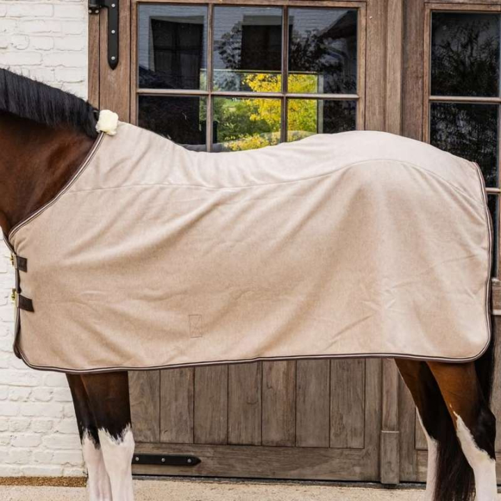 Fleecedecke Heavy Melange Beige in der Gruppe Pferdedecken / Fleecedecken bei Equinest (5224332125BE_r)