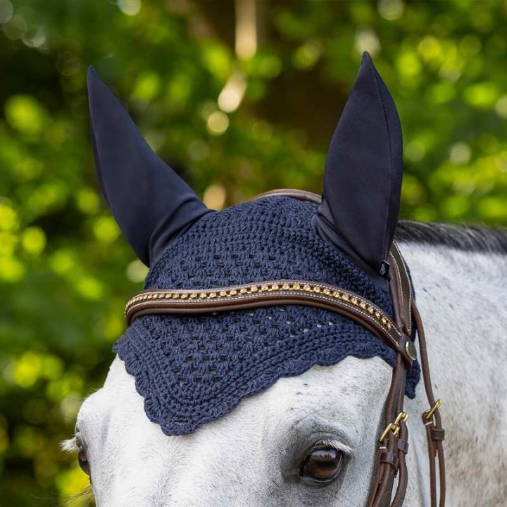 Huva Florence Marineblau in der Gruppe Pferdezubehör & Pferdebedarf / Fliegenhauben bei Equinest (5316NA)
