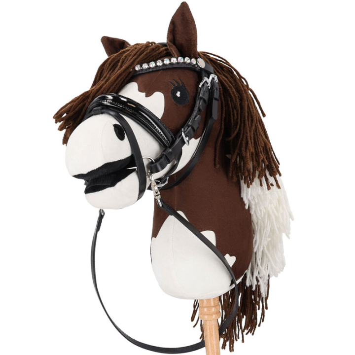 Trense für Steckenpferd Sunset Schwarz in der Gruppe Steckenpferde & Spielzeugpferde / Zubehör für Steckenpferde bei Equinest (5615ZW0BA)