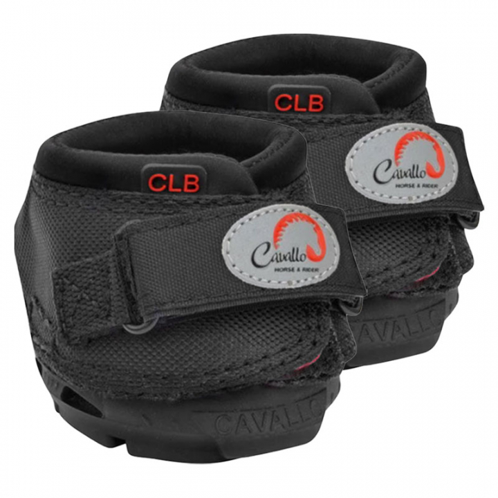 Hufschuhe CLB 2-pack Regular Schwarz in der Gruppe Pferdezubehör & Pferdebedarf / Hufschuhe & Zubehör bei Equinest (5631673117BA)
