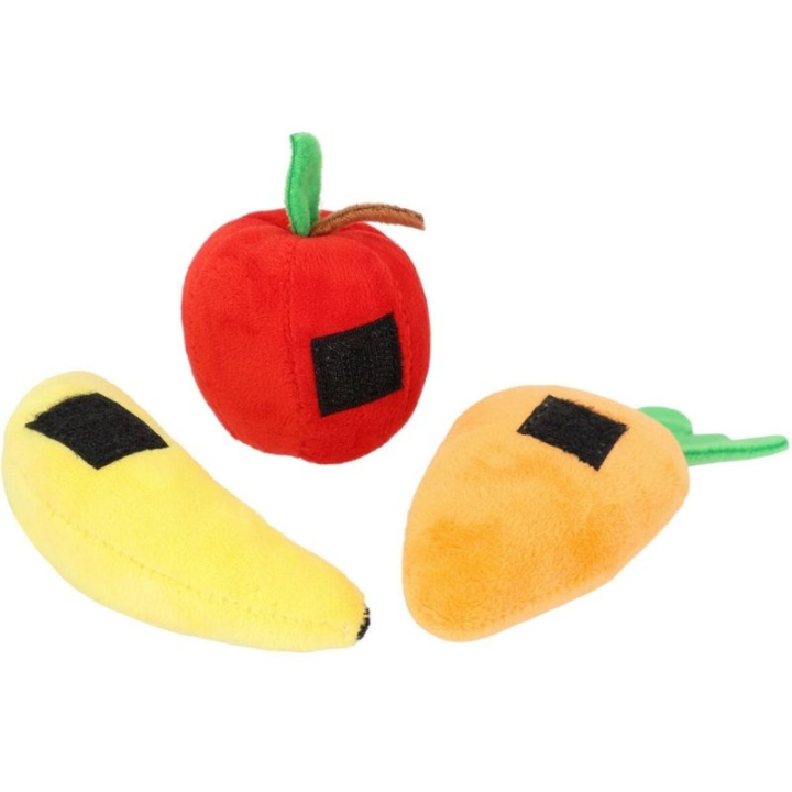 Futterset für Steckenpferd Apfel/Banane/Karotte in der Gruppe Steckenpferde & Spielzeugpferde / Zubehör für Steckenpferde bei Equinest (5739ABW0MULTI)