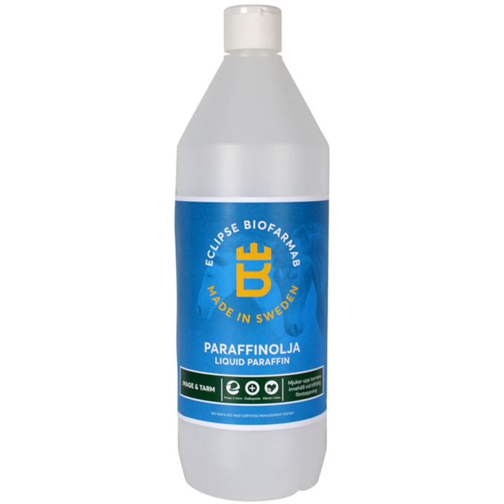 Paraffinöl 1L in der Gruppe Zusatzfutter & Ergänzungsfuttermittel / Zusatzfutter für Pferde / Magen & Verdauung bei Equinest (604686)