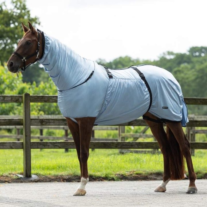Ekzemerdecke UV-Resistant Blau in der Gruppe Pferdedecken / Fliegendecken & Ekzemerdecken bei Equinest (6060SB10BL_r)