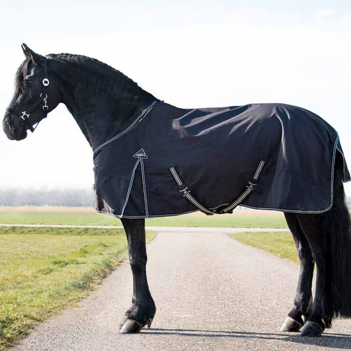 Regendecke Big Neck 600D 0g Schwarz in der Gruppe Pferdedecken / Outdoordecken / Regendecken bei Equinest (6124BA)