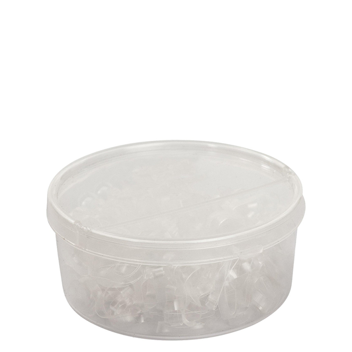 Gummiband Silicone 250st Transparent in der Gruppe Pflegeprodukte / Mähnengummis und Schleifen bei Equinest (616409TR)