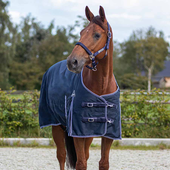 Regendecke Luxury Fleece 0g Marineblau in der Gruppe Pferdedecken / Outdoordecken / Regendecken bei Equinest (6174NA105nan_r)