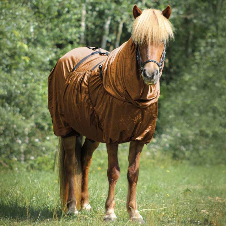 Ekzemdecke Icelandic UV-Protection Bronze in der Gruppe Fliegenschutz / Fliegendecken bei Equinest (6212BRZ165BZ_r)