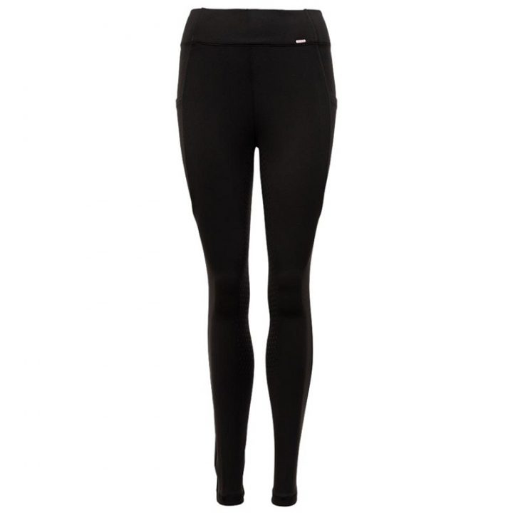 Reithosen Bouvardia Silikon Vollbesatz Schwarz in der Gruppe Reitbekleidung / Reithosen & Reitleggings / Reitleggings bei Equinest (624152BA)