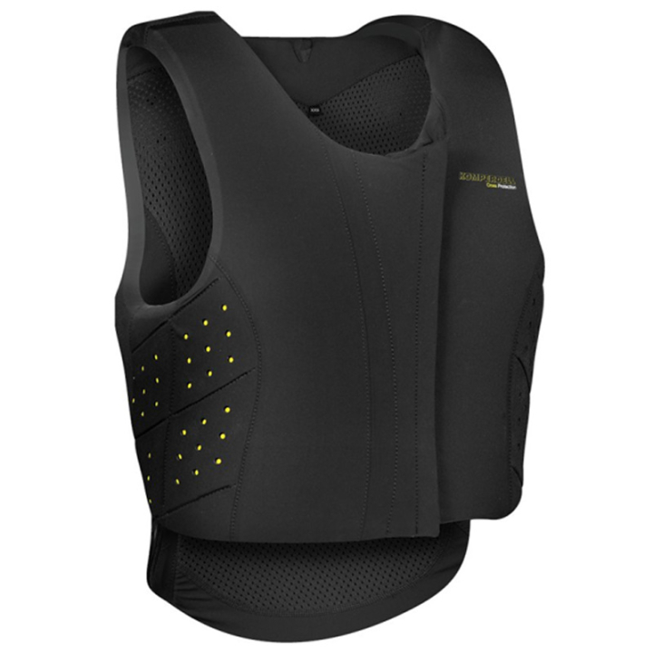 Sicherheitsweste Kinder/Jugendliche Regular Fit Schwarz in der Gruppe Reitausrüstung / Sicherheitswesten & Rückenprotektoren bei Equinest (6298BA_r)