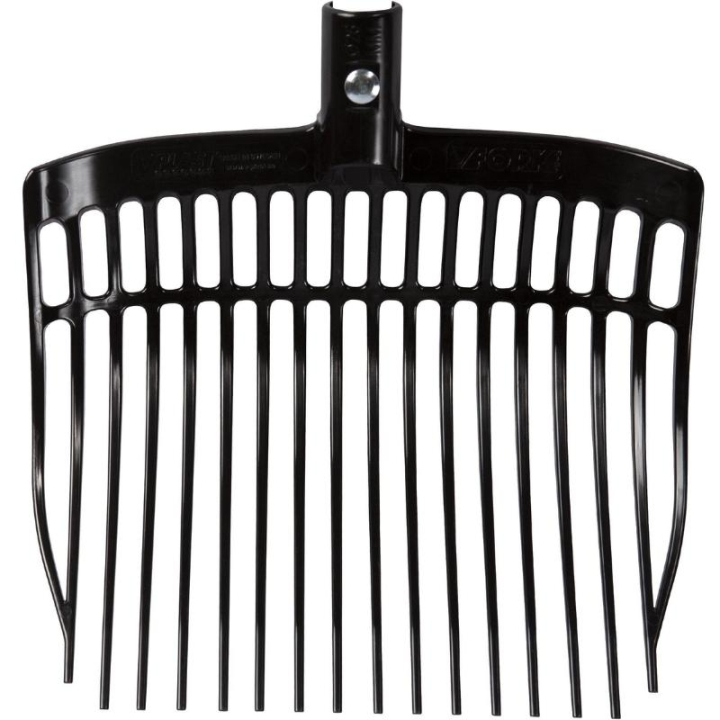 Gabelkopf Durable Lite Schwarz in der Gruppe Stall & Weide / Stallzubehör / Reinigung bei Equinest (630211BA)