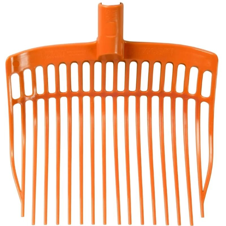 Gabelkopf Durable Lite Orange in der Gruppe Stall & Weide / Stallzubehör / Reinigung bei Equinest (630218OR)
