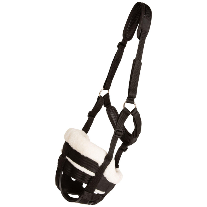 Fressbremse De Luxe Comfort Schwarz in der Gruppe Stall & Weide / Weide / Fressbremse bei Equinest (660211BA_r)