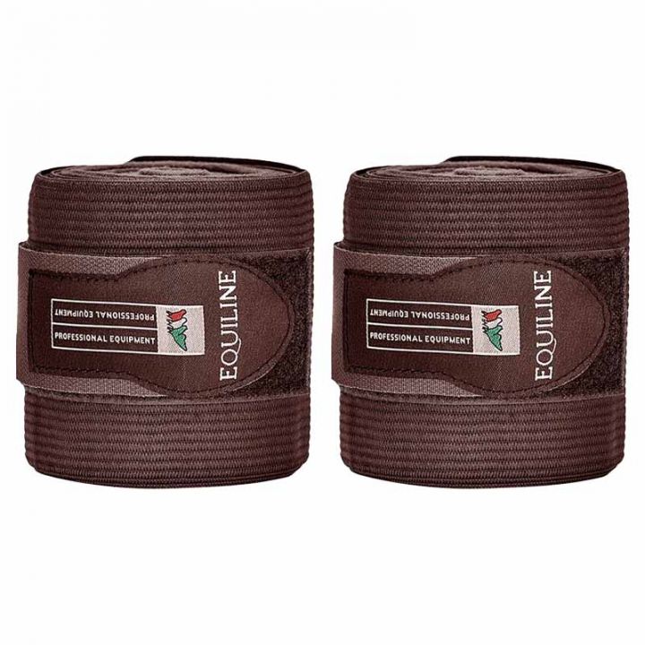 Bandagen Work Bandage Elastisch/Fleece 2er-Pack Braun in der Gruppe Pferdezubehör & Pferdebedarf / Beinschutz & Hufschutz  / Bandagen bei Equinest (7010063-1)