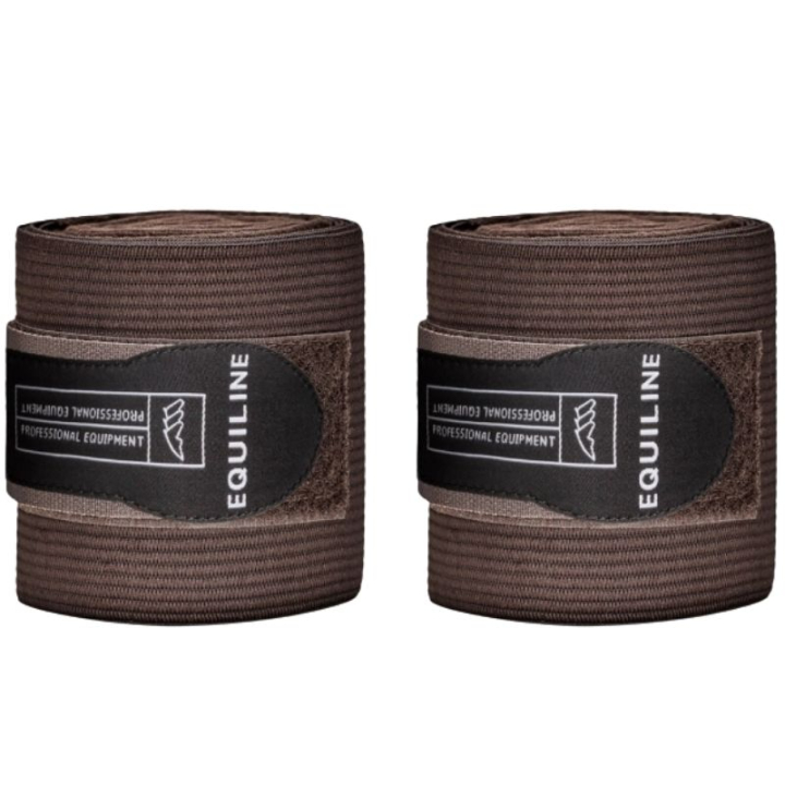 Bandagen Work Bandage Elastisch/Fleece 2er-Pack Braun in der Gruppe Pferdezubehör & Pferdebedarf / Beinschutz & Hufschutz  / Bandagen bei Equinest (7010063-1)
