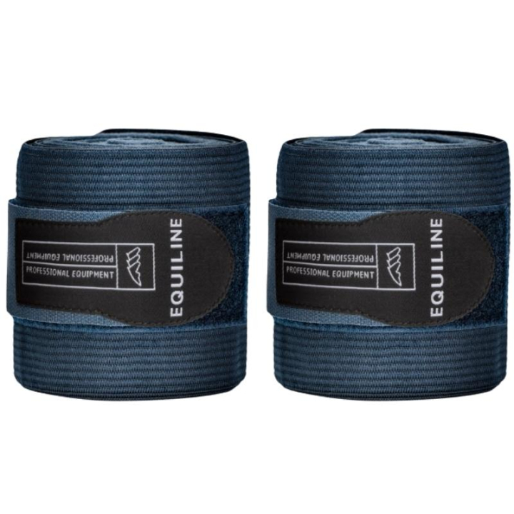Bandagen Work Bandage Elastisch/Fleece 2er-Pack Marineblau in der Gruppe Pferdezubehör & Pferdebedarf / Beinschutz & Hufschutz  / Bandagen bei Equinest (7010063-2)