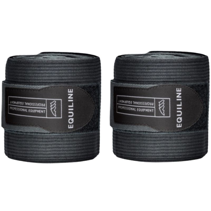 Bandagen Work Bandage Elastisch/Fleece 2er-Pack Schwarz in der Gruppe Pferdezubehör & Pferdebedarf / Beinschutz & Hufschutz  / Bandagen bei Equinest (7010063)