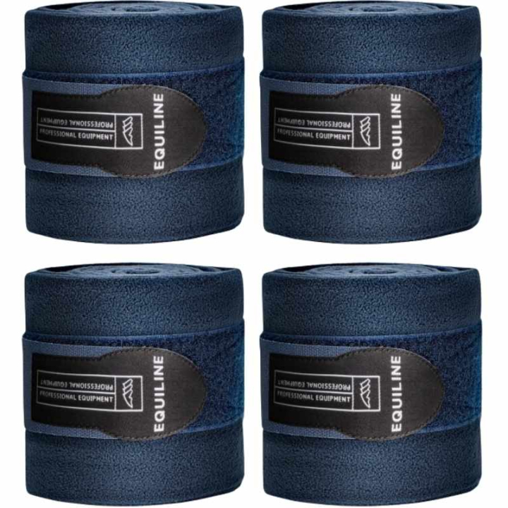 Fleecebandagen Polo Marineblau in der Gruppe Pferdezubehör & Pferdebedarf / Beinschutz & Hufschutz  / Bandagen bei Equinest (7014000)