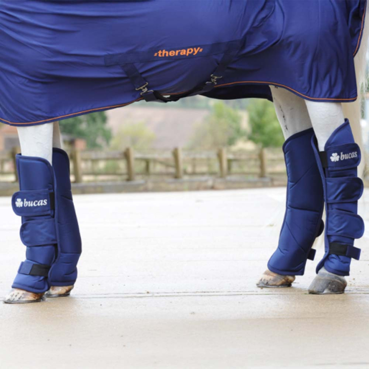 Transportgamaschen Marineblau in der Gruppe Pferdezubehör & Pferdebedarf / Beinschutz & Hufschutz  / Stall- & Transportschutz bei Equinest (70720Ma_r)