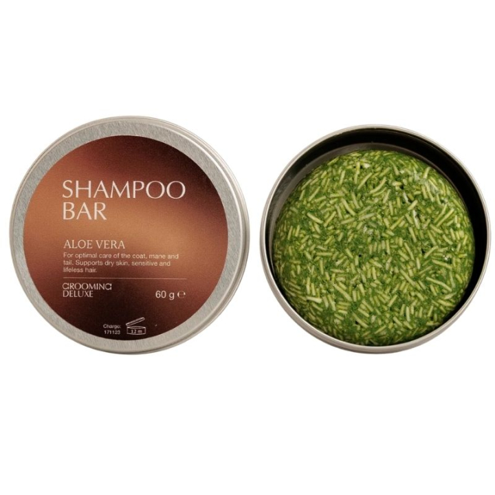 Shampoo Bar Aloe Vera 60g in der Gruppe Pflegeprodukte / Fellpflege / Schampoo & Conditioner bei Equinest (72104ALO)