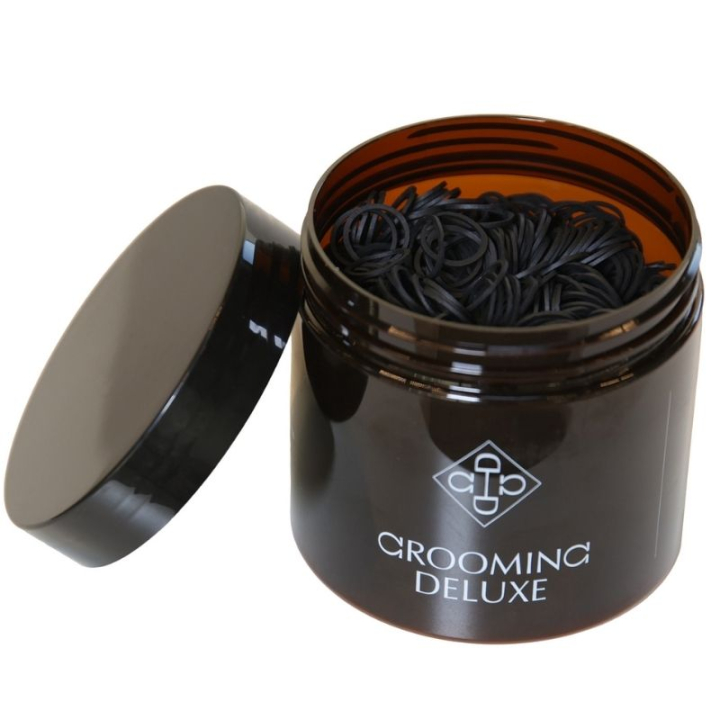 Gummiband GD 1500 Schwarz in der Gruppe Pflegeprodukte / Mähnengummis und Schleifen bei Equinest (7211001BA)