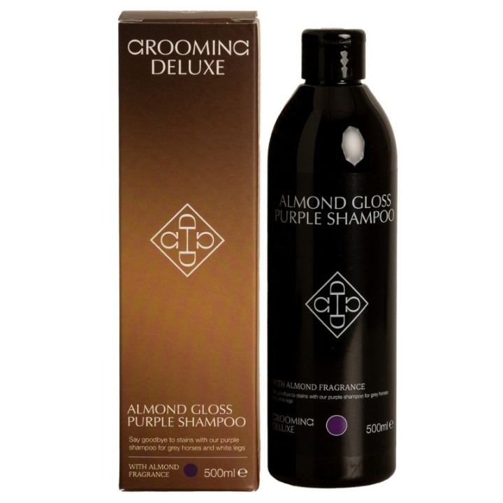 Schimmelshampoo Almond Gloss Purple 500ml in der Gruppe Pflegeprodukte / Fellpflege / Schampoo & Conditioner bei Equinest (72118-500)