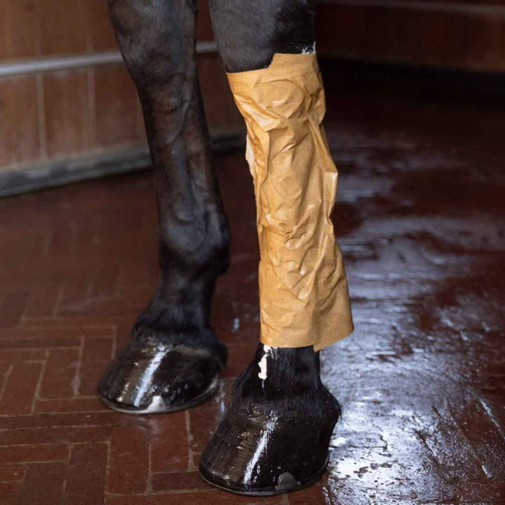 Horse Leg Clay Paper 20m in der Gruppe Pflegeprodukte / Einreibemittel & Tonerde / Kühlgel bei Equinest (7214420M)