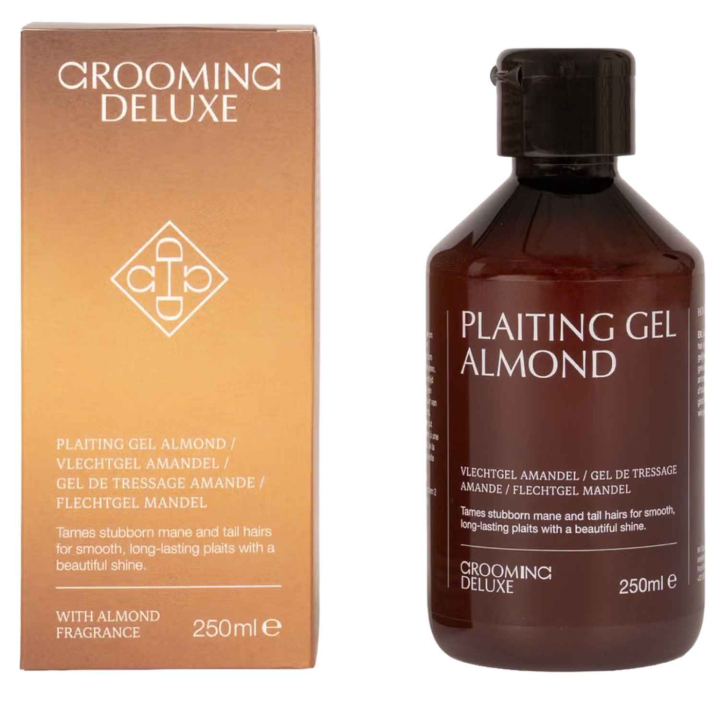 Plaiting Gel Almond 250ml in der Gruppe Pflegeprodukte / Fellpflege / Zubehör bei Equinest (72150BE)