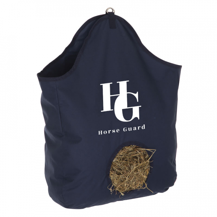 Heutasche Mesh HG Schwarz/Rot in der Gruppe Stall & Weide / Stallzubehör / Heunetze & Heutaschen bei Equinest (72215BL)