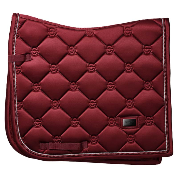 Dressurschabracke ES Bordeaux in der Gruppe Pferdezubehör & Pferdebedarf / Schabracken / Dressurschabracken bei Equinest (734019280278WN_r)