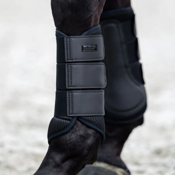 Gamaschen ES Classic Mesh All Black in der Gruppe Pferdezubehör & Pferdebedarf / Beinschutz & Hufschutz  / Arbeitsgamaschen & Dressurgamaschen bei Equinest (734020642582BABA_r)