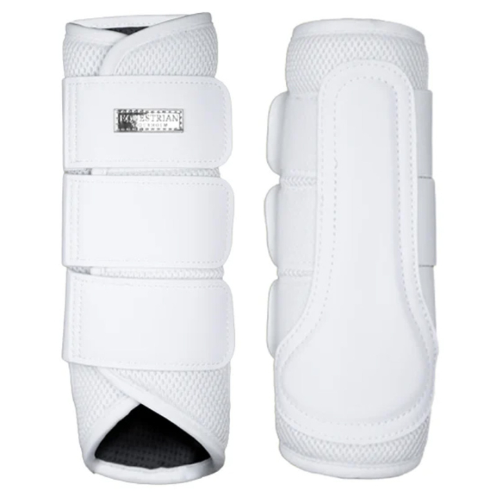Gamaschen ES Classic Mesh White Perfection Silver in der Gruppe Pferdezubehör & Pferdebedarf / Beinschutz & Hufschutz  / Arbeitsgamaschen & Dressurgamaschen bei Equinest (734020642844SI_r)