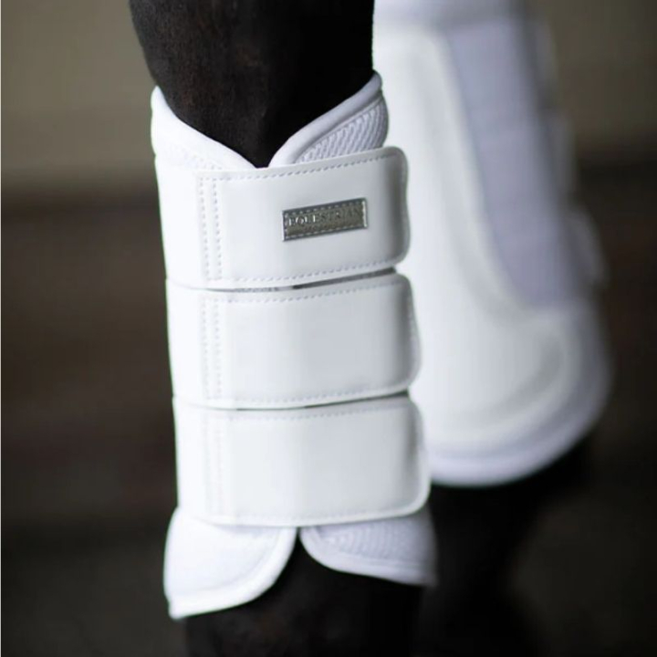 Gamaschen ES Classic Mesh White Perfection Silver in der Gruppe Pferdezubehör & Pferdebedarf / Beinschutz & Hufschutz  / Arbeitsgamaschen & Dressurgamaschen bei Equinest (734020642844SI_r)