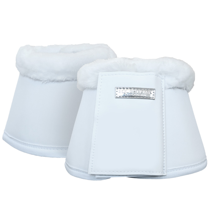 Springschoenen ES Faux Fur White Silver in der Gruppe Pferdezubehör & Pferdebedarf / Beinschutz & Hufschutz  / Hufglocken bei Equinest (734020643170WHSI_r)