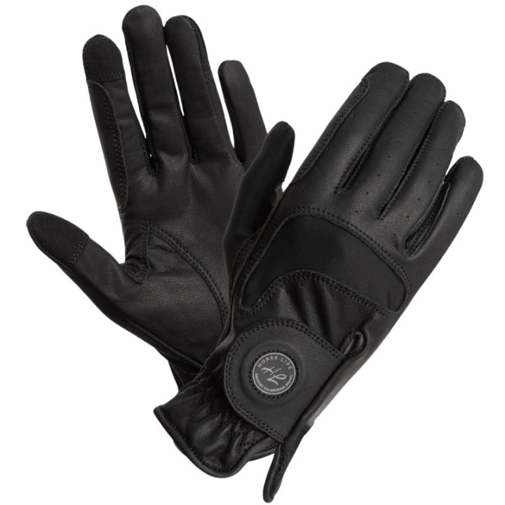 Reithandschuhe Flexible Grip Vent Schwarz in der Gruppe Reitbekleidung / Reithandschuhe bei Equinest (744711BA_r)