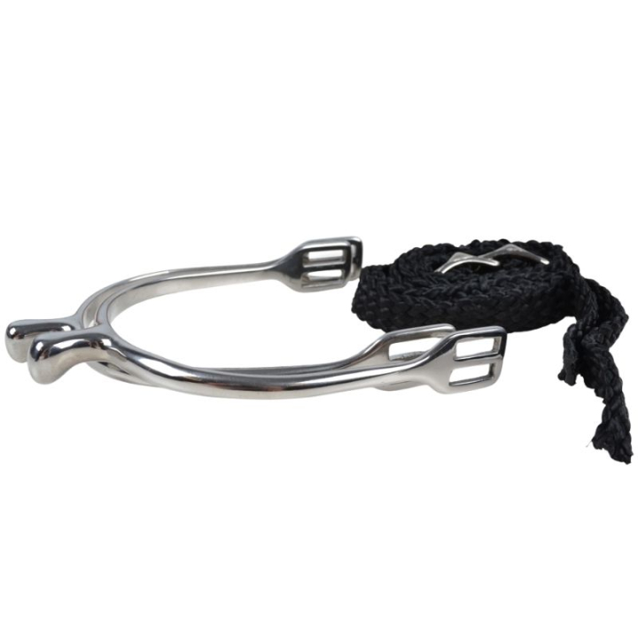 Sporen HS Stainless Steel Rounded 15mm Silber in der Gruppe Reitausrüstung / Sporen bei Equinest (797016SI)