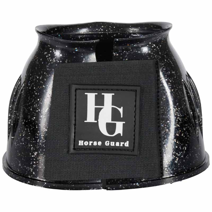 Hufglocken Texas Glitter HG Schwarz in der Gruppe Pferdezubehör & Pferdebedarf / Beinschutz & Hufschutz  / Hufglocken bei Equinest (806982001BA_r)