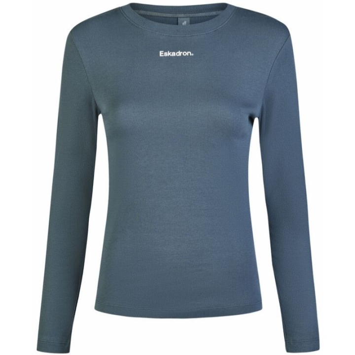 Reittop Rib Longsleeve Classic Sports Grün in der Gruppe Reitbekleidung / Langarm- & Kurzarm-Shirts bei Equinest (81607611GN_r)