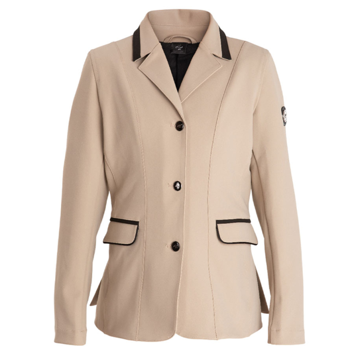 Wettkampfjacke Kinder/Jugend Wendy Beige in der Gruppe Reitbekleidung / Turnierjackets bei Equinest (818513BE_r)