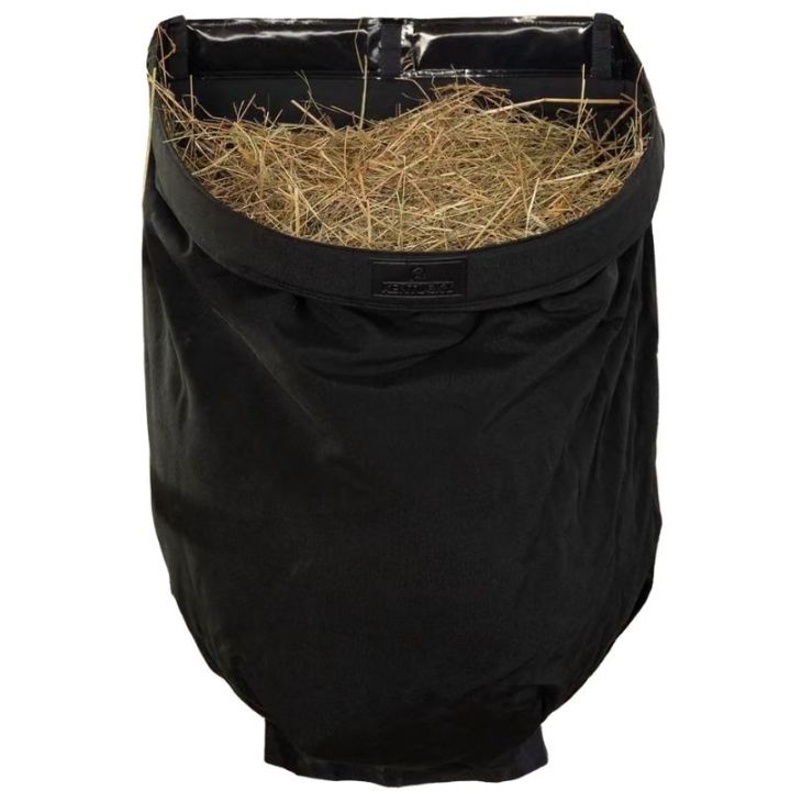 Heutasche Straight Schwarz in der Gruppe Stall & Weide / Stallzubehör / Heunetze & Heutaschen bei Equinest (8219301MBA_r)